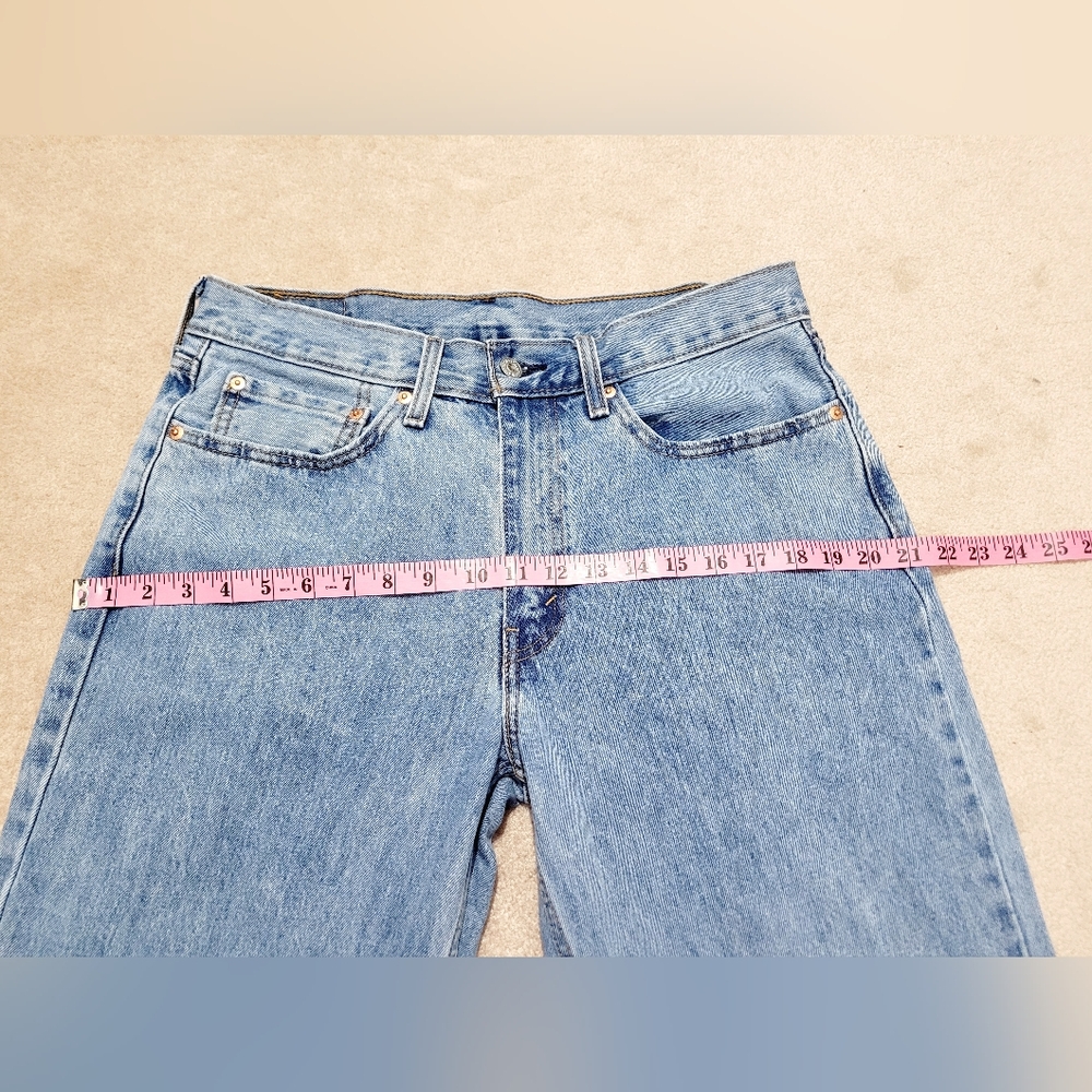 Levi’s 550 Relaxed Fit Jeans Men’s W34 L36 Light Wash 100% Cotton Denim - Picture 7 of 16